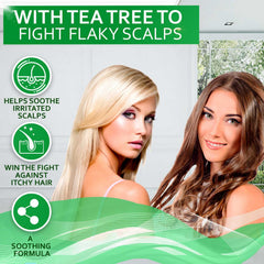 Bellisso Après-shampoing arbre-à-thé – flacon pratique facilitant le démêlage après lavage.