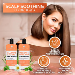 Bellisso Après-shampoing lait de chèvre, flacon-pompe, démêlage doux et nourrissant.
