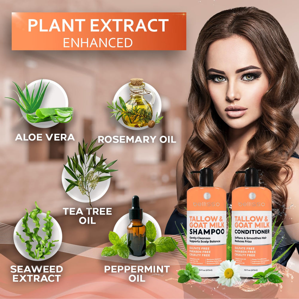 Bellisso Après-shampoing volume, effet épaississant pour cheveux fins.