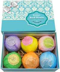 Boules de bain Bellisso géantes en coffret, parfaite idée cadeau spa à domicile.