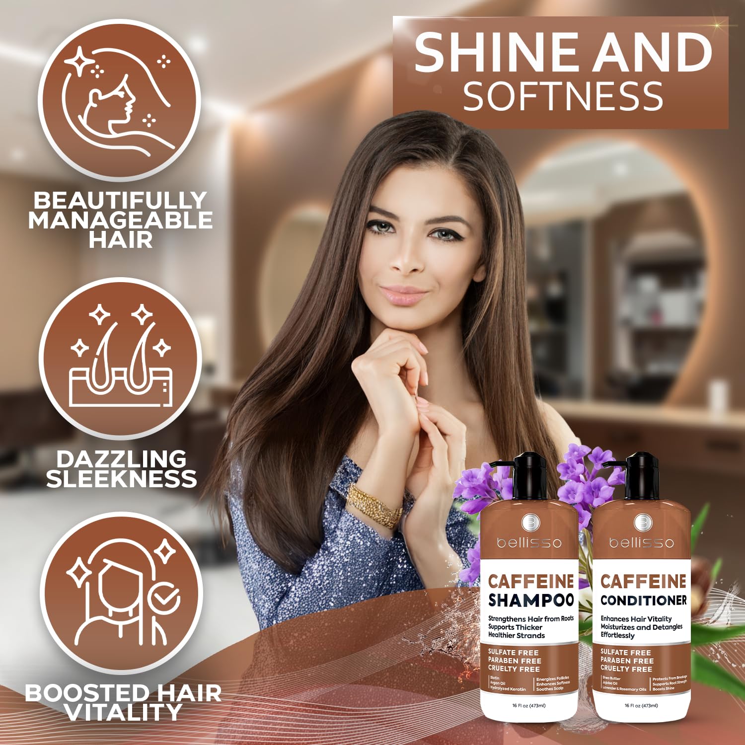 Bellisso romarin aloe biotiné : soin fortifiant pour cuir chevelu.
