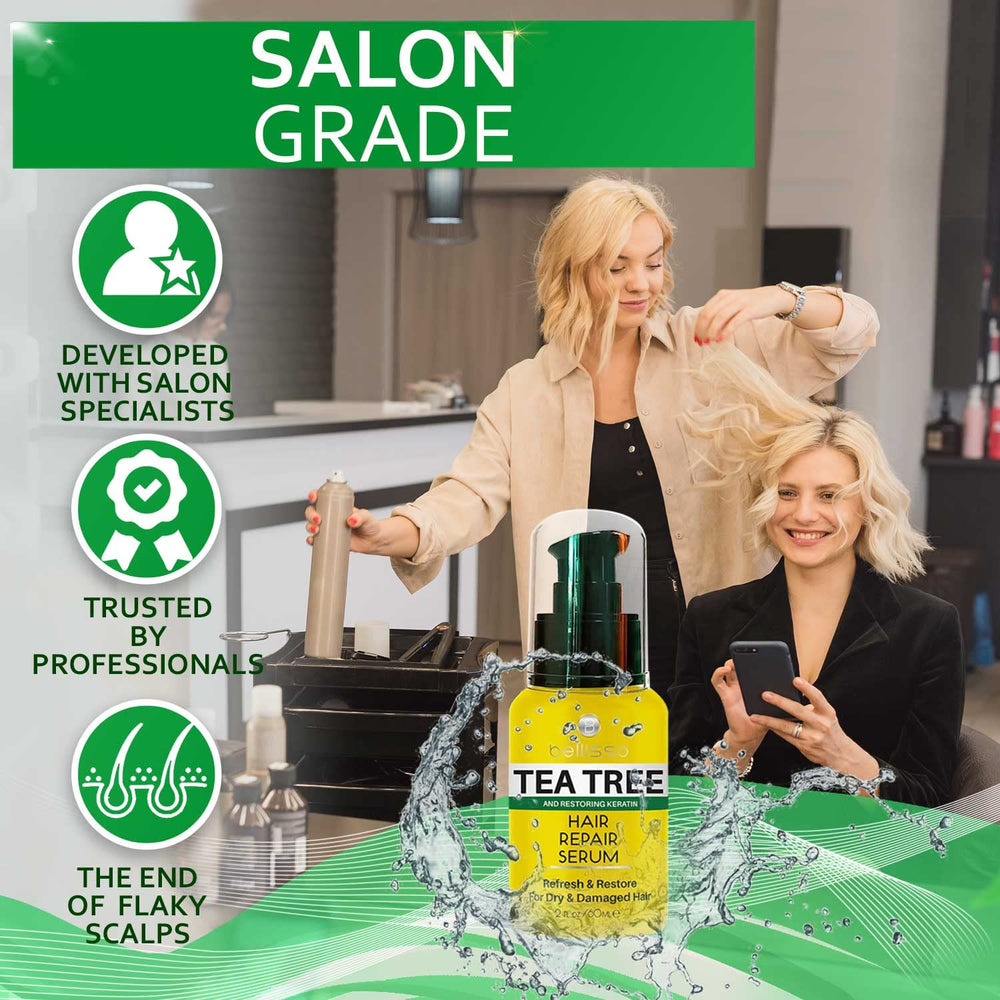 BELLISSO utilisation quotidienne sans sulfates préserve l'hydratation.