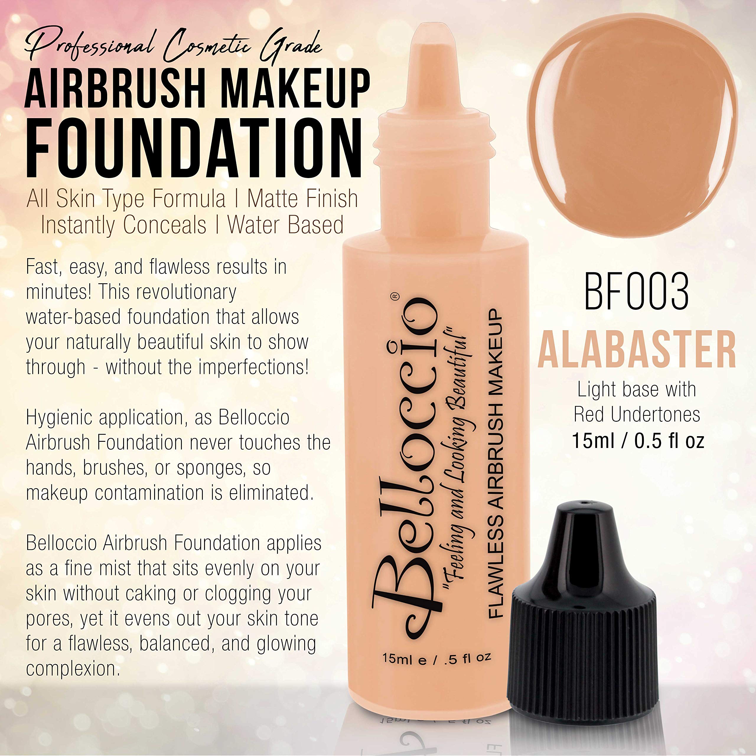 Détail de l'embout aérospray Belloccio, système hygiénique et précis