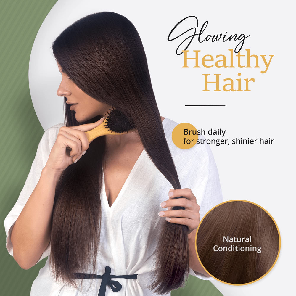 Réduction des frisottis avec Belula, cheveux plus lisses.