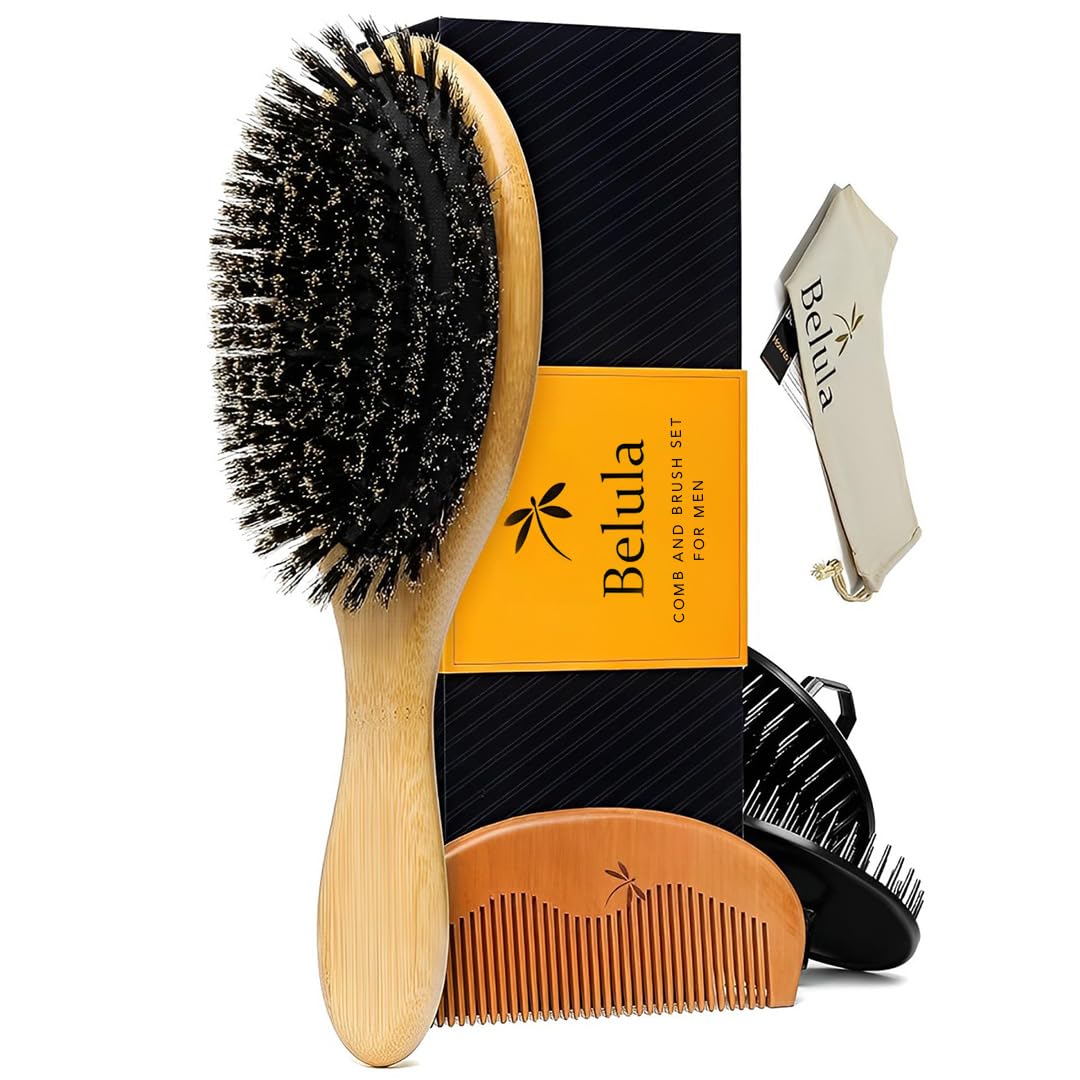 Brosse Belula en poils de sanglier, douceur et brillance possibles.