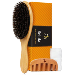 Brosse Belula poils sanglier – gros plan douceur et glisse