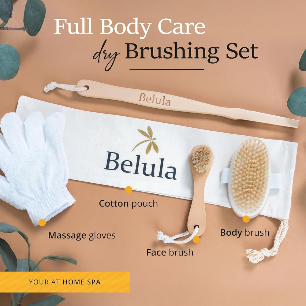 Peau-lumineuse Belula: douceur et éclat après le brossage.