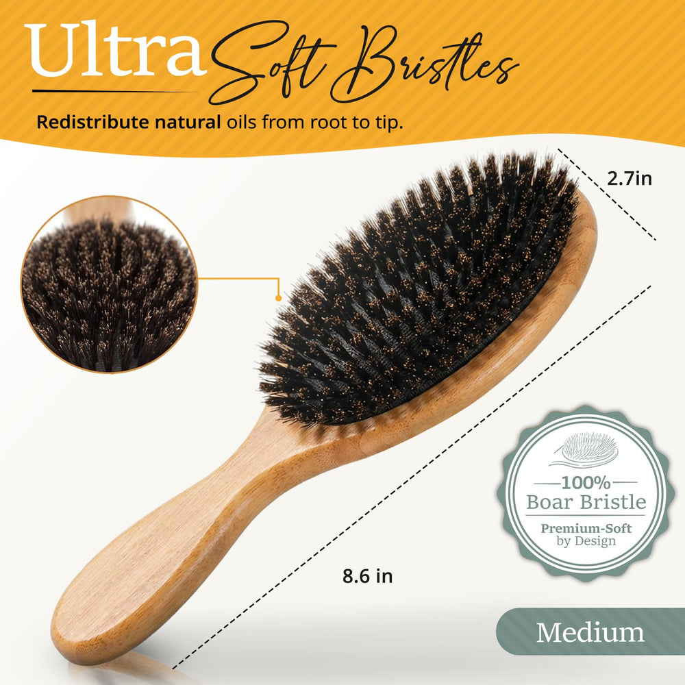 Peigne bois Belula – démonstration démêlage doux
