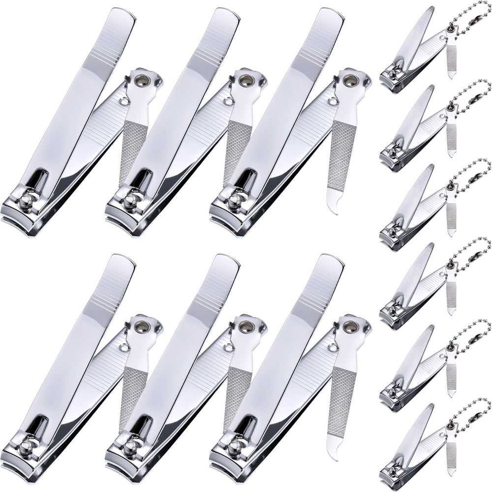Bememo ensemble coupe-ongles en acier inoxydable pour des coupes nettes et efficaces