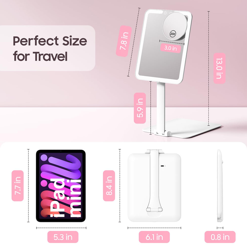 Miroir Benbilry avec rotation à 180° pour ajuster l’angle.