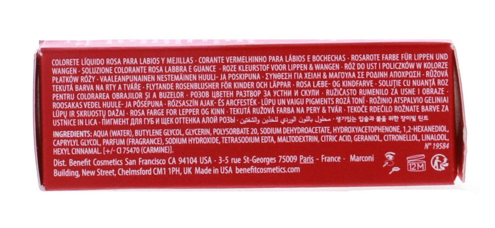 Utilisation polyvalente Bene Tint sur lèvres et joues au quotidien.