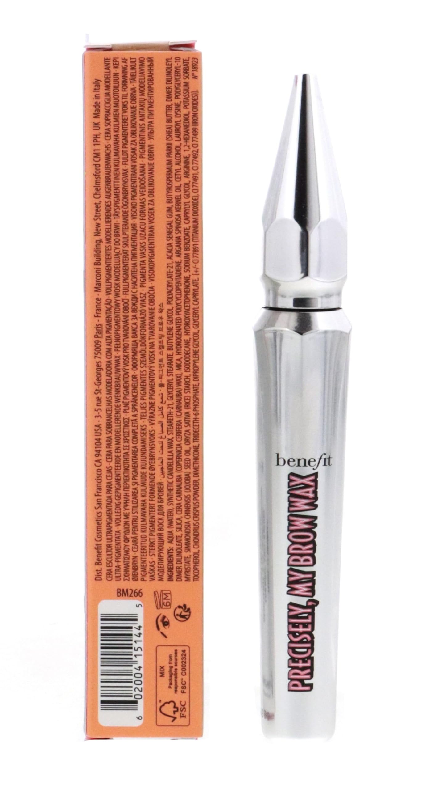Benefit cire sourcils, pigment riche qui offre un effet immédiat.