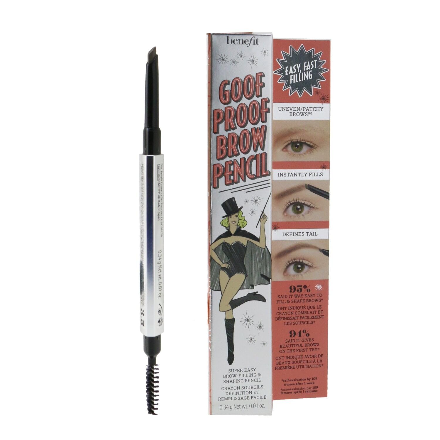 Benefit Goof Proof longue tenue résiste à l'humidité.
