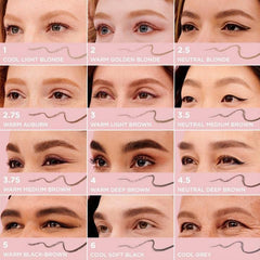 Benefit Gimme Brow+ brosse intégrée pour un mélange facile.