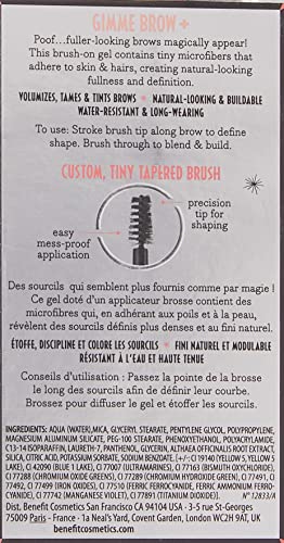 Benefit Gimme Brow, teinte brun chaud moyen adaptée.