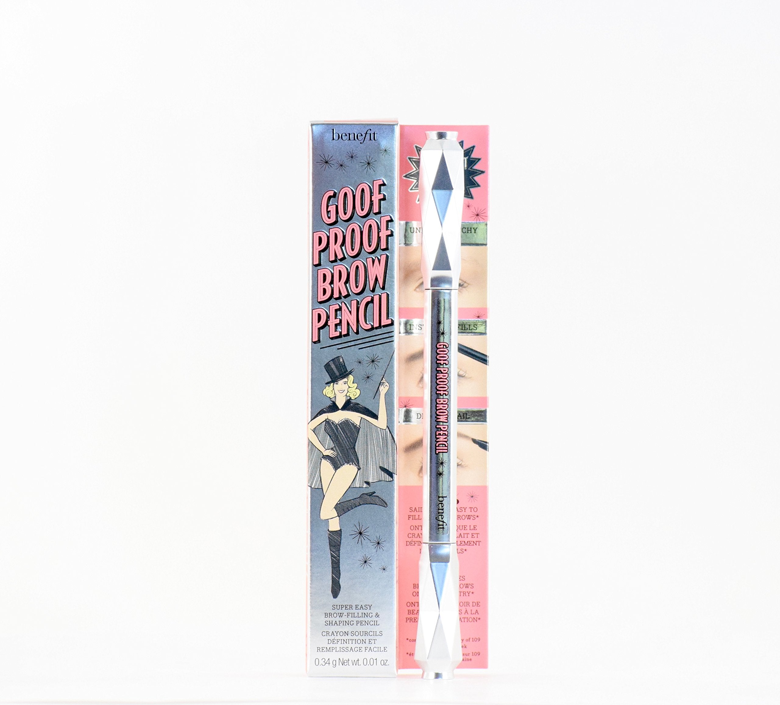 Benefit Goof Proof emballage compact et pratique pour le sac à main.