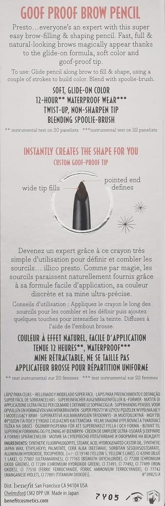 Benefit Goof Proof – étui pratique pour retouches en déplacement.