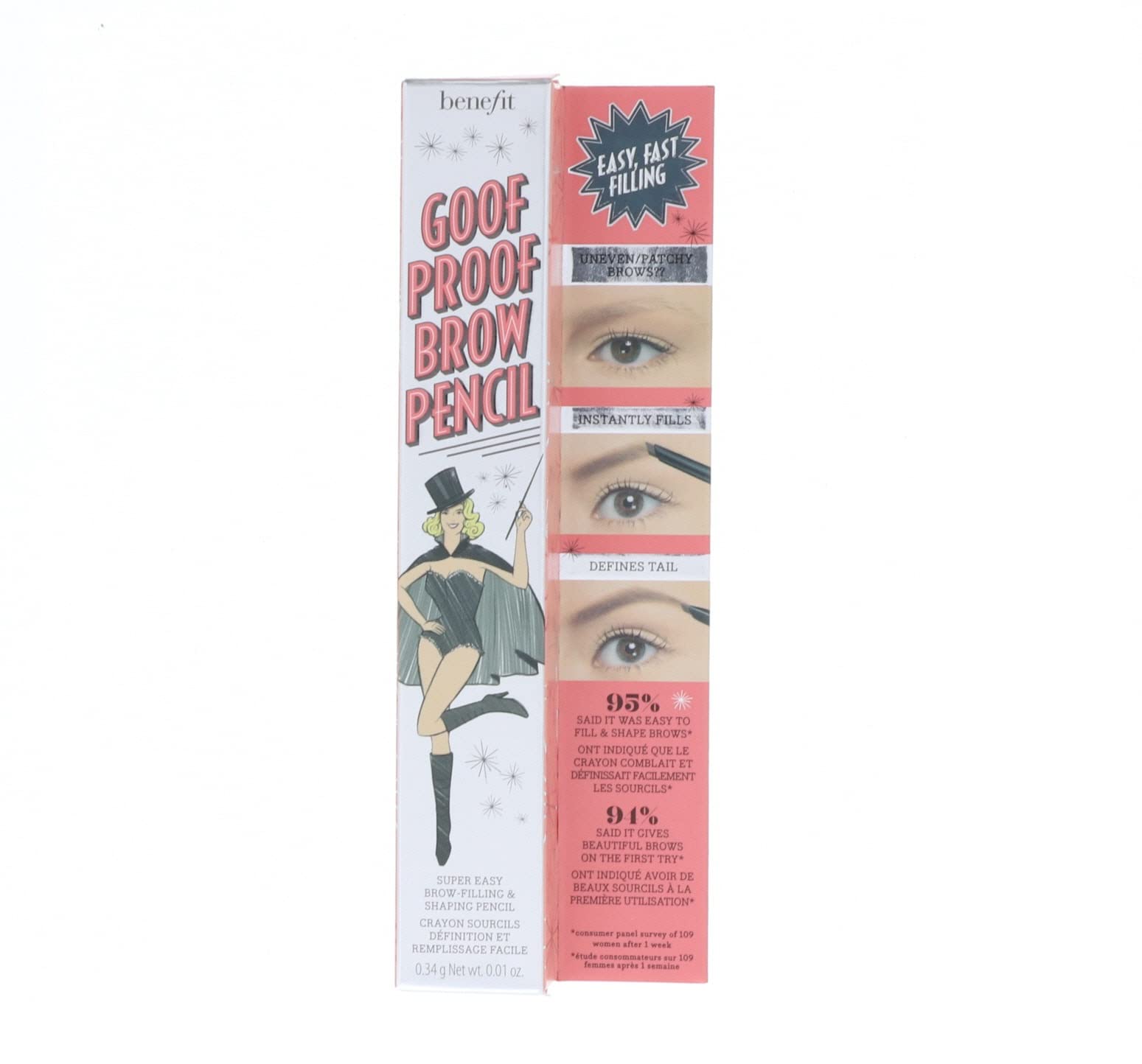 Goof Proof de Benefit en format DLX, pratique pour retouches en déplacement.