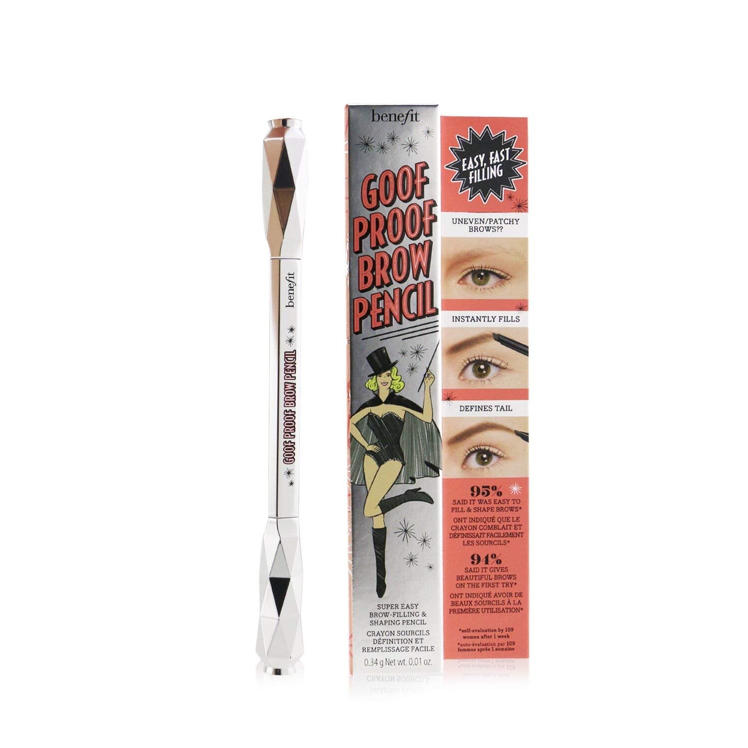 Benefit Goof Proof Sourcils: spoolie intégré pour estomper et fondre la couleur