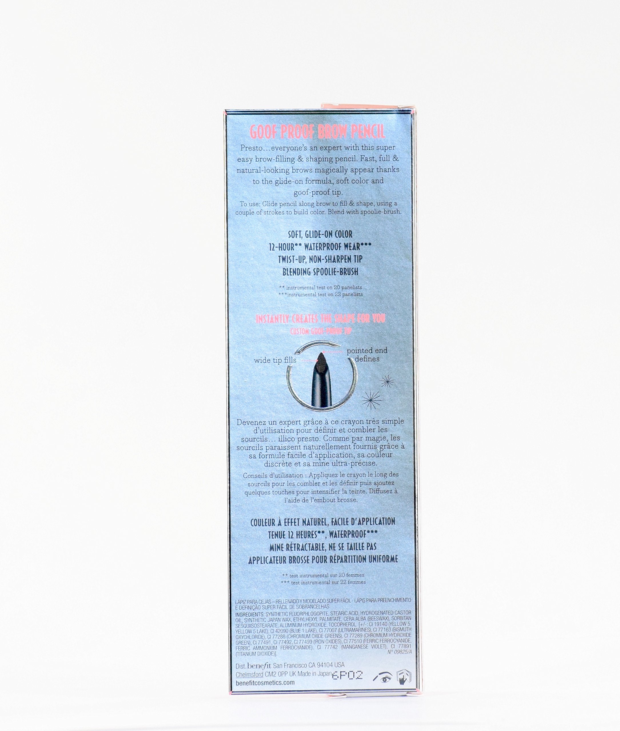 Benefit Goof Proof utilisation quotidienne facile et resultat naturel.