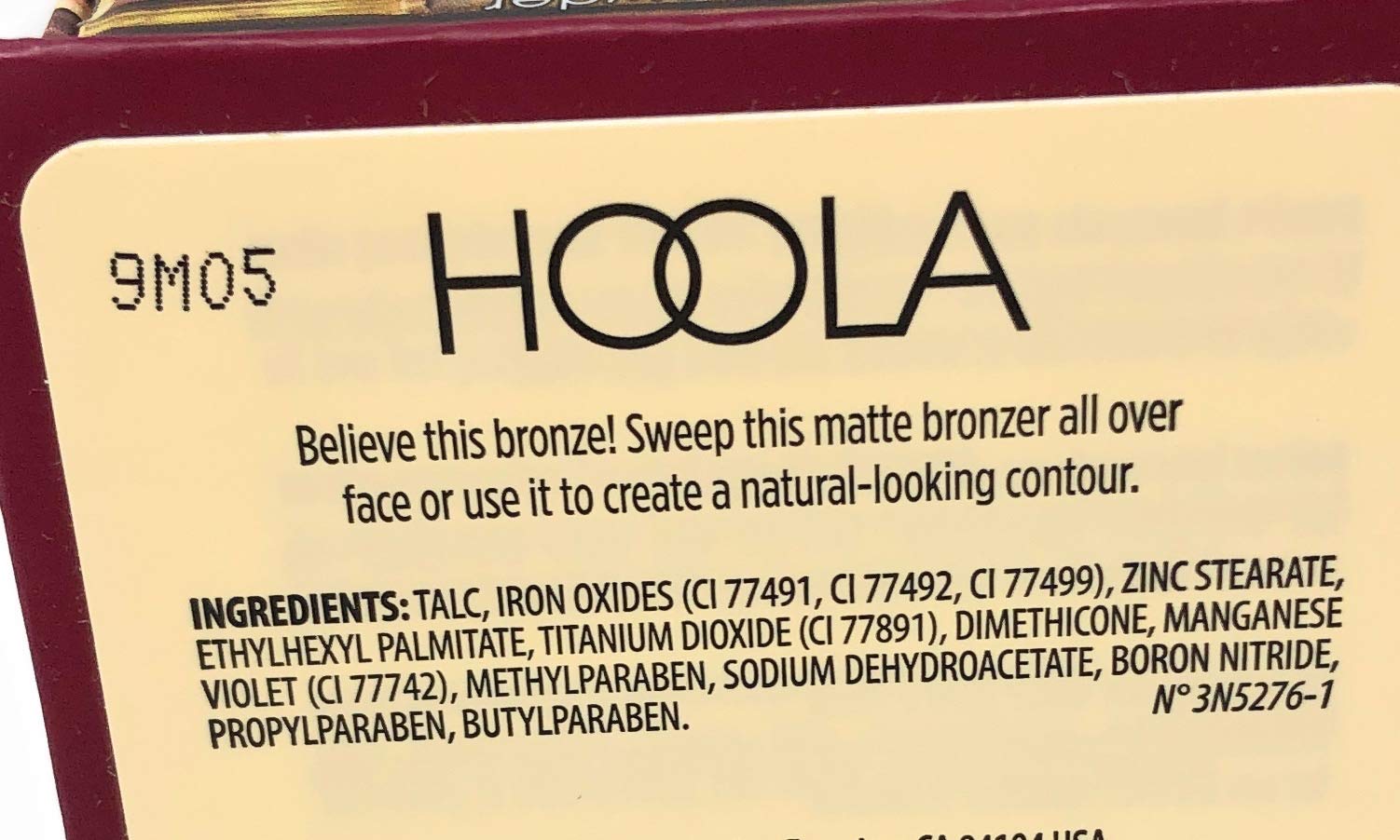 Teinte bronzante Hoola adapte a une utilisation tout au long de l annee