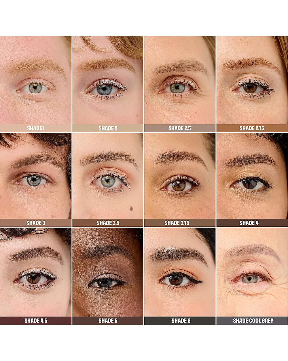 Texture légère qui sculpte et fixe les poils pour des sourcils nets avec Benefit.