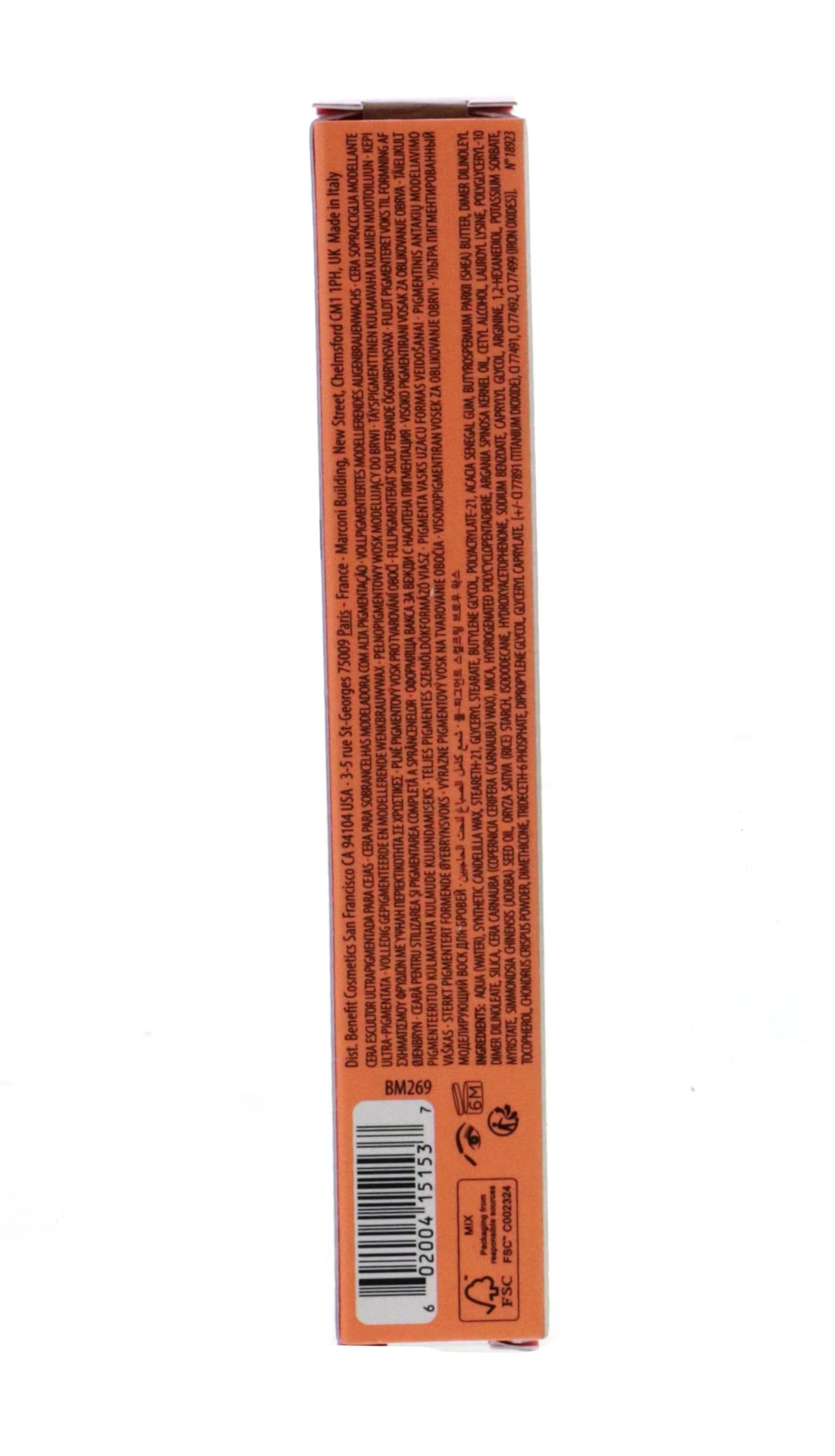 Benefit Precisely My Brow Wax teinte numéro 3 brun clair chaud pour fini naturel et défini