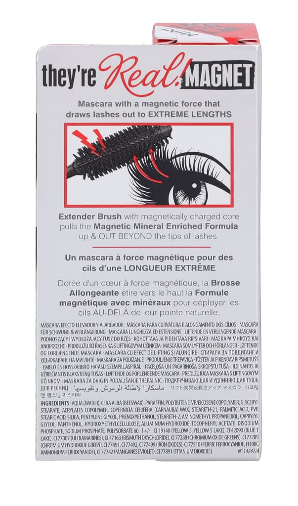 Benefit They’re Real Magnet Mascara – astuce d’application pour amplifier la longueur et le volume.