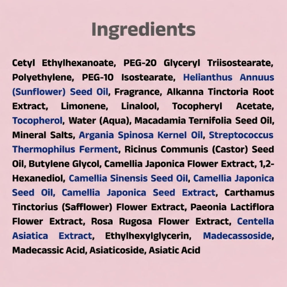Benetus Deep Pure Cleansing Balm contient CICA et huiles végétales bénéfiques.