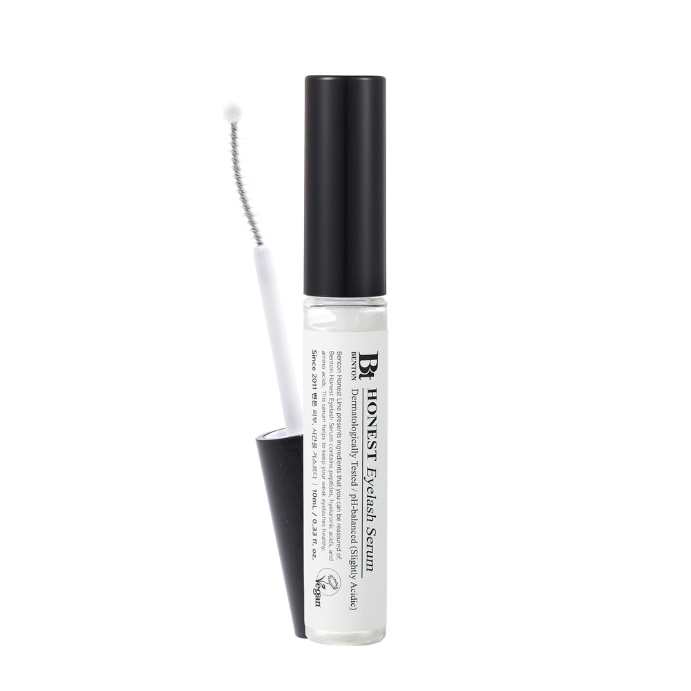 Sérum pour cils Benton Honest, flacon visible, nourrissant les cils.