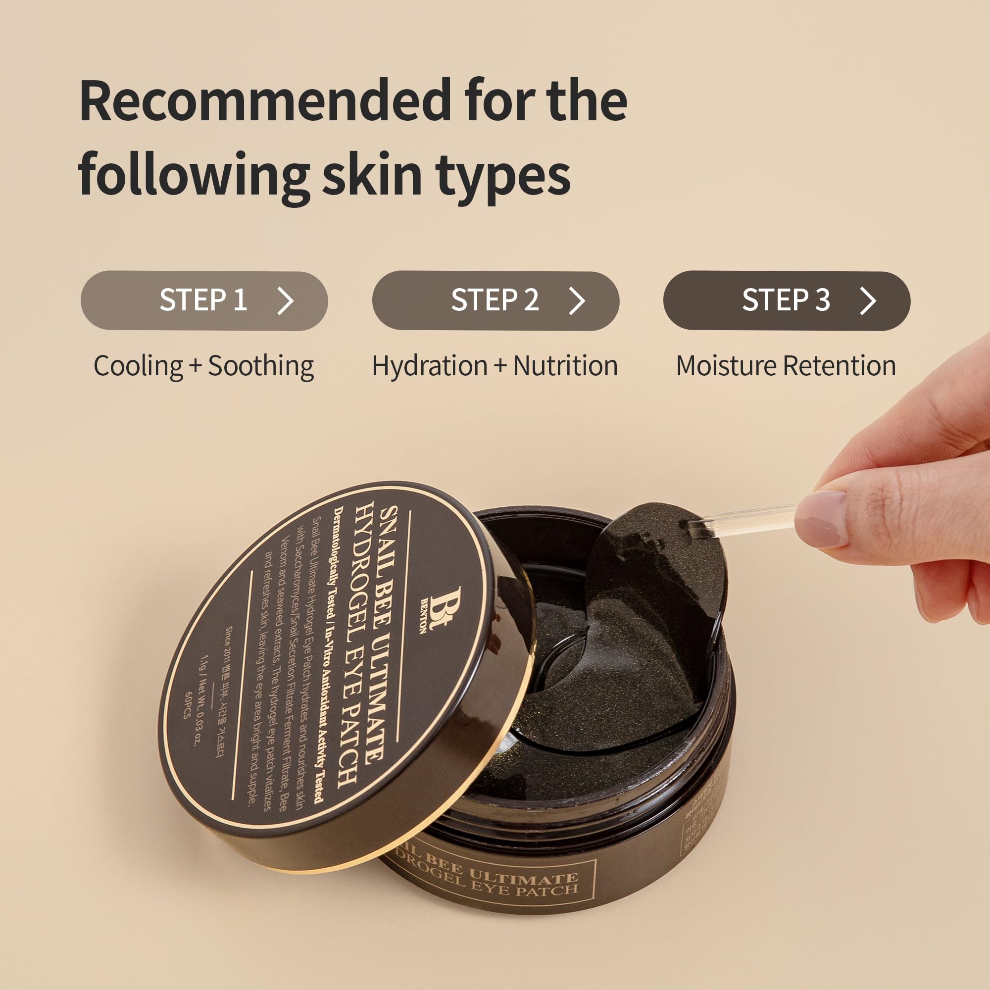 Patchs réutilisables Benton se dissolvent dans l'eau chaude pour produire brume ou essence.