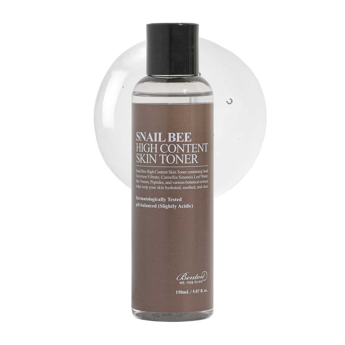 BENTON Tonique Snail Bee: hydratation légère et équilibre cutané en bouteille