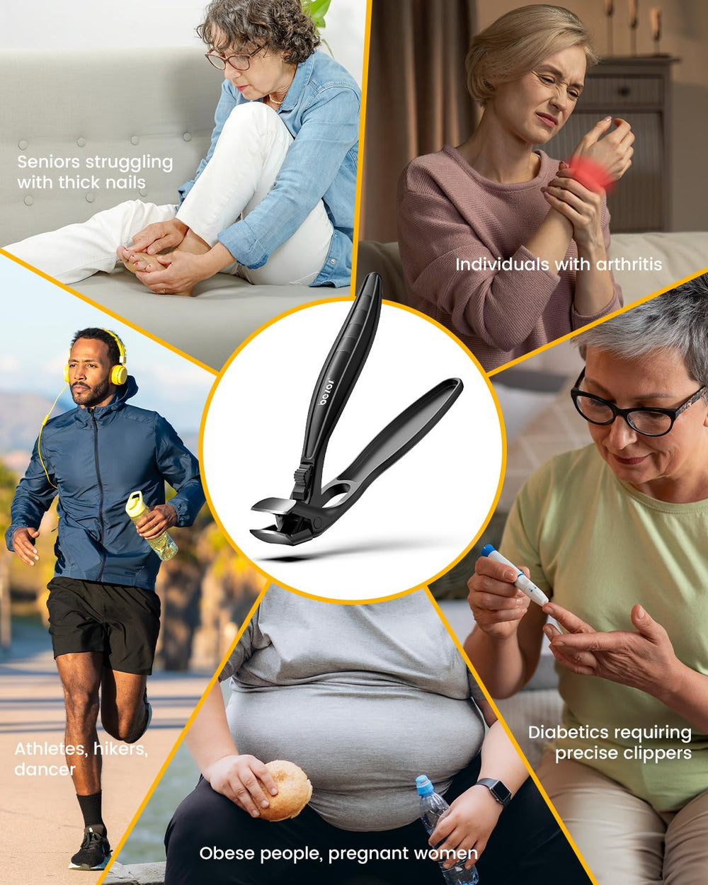 BEZOX lame incline offre angle de coupe optimal sur les ongles.