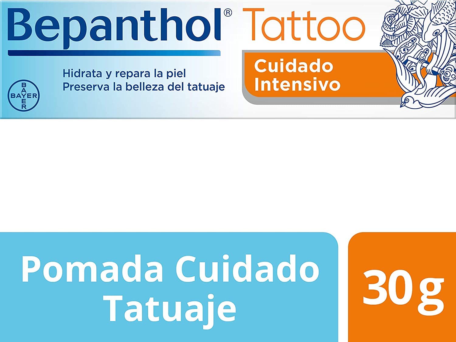 Texture légère de la crème pour tatouage prête à l’application.