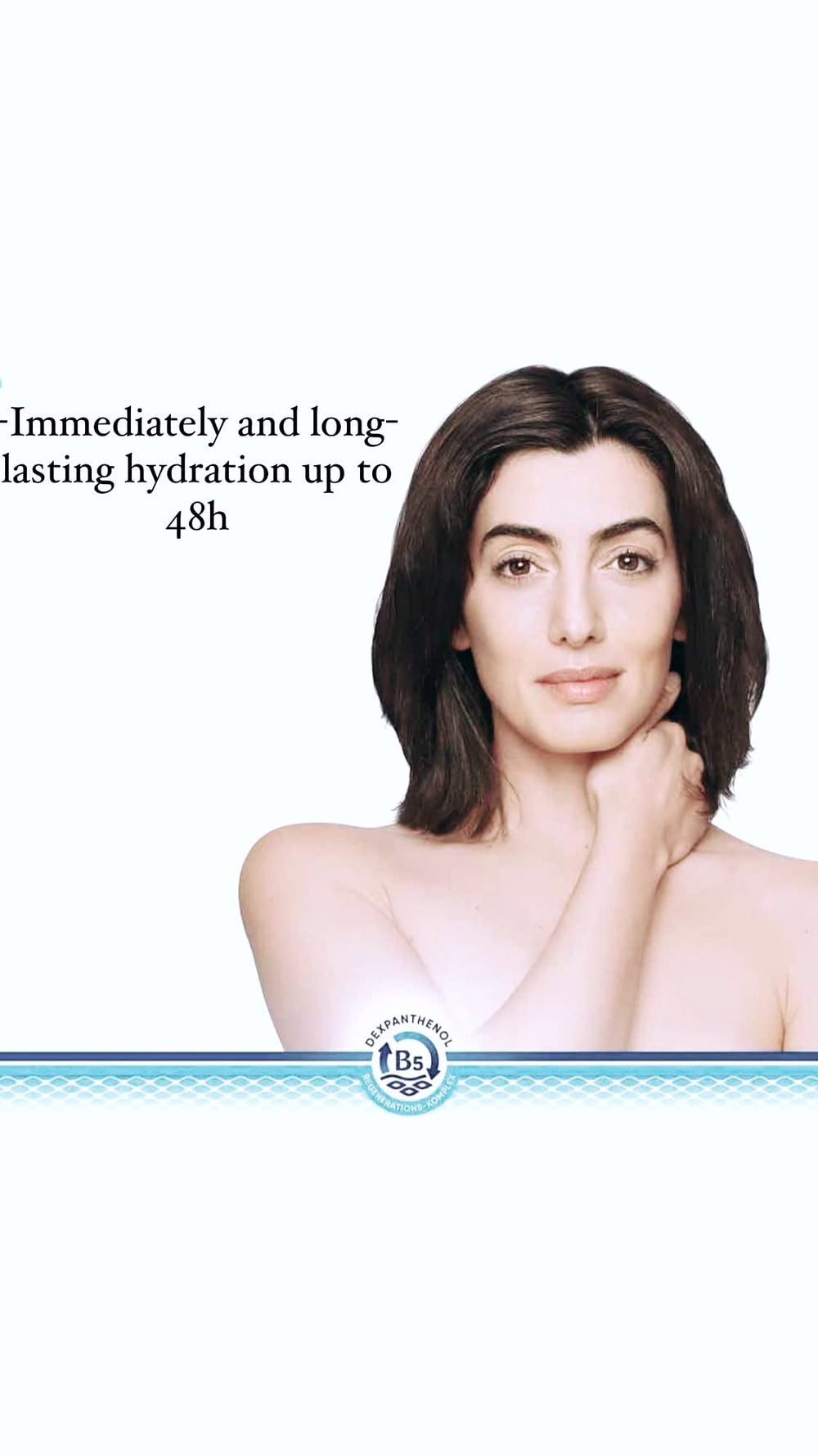 Bepanthol Derma Lotion, application facile et absorption rapide pour peau douce.