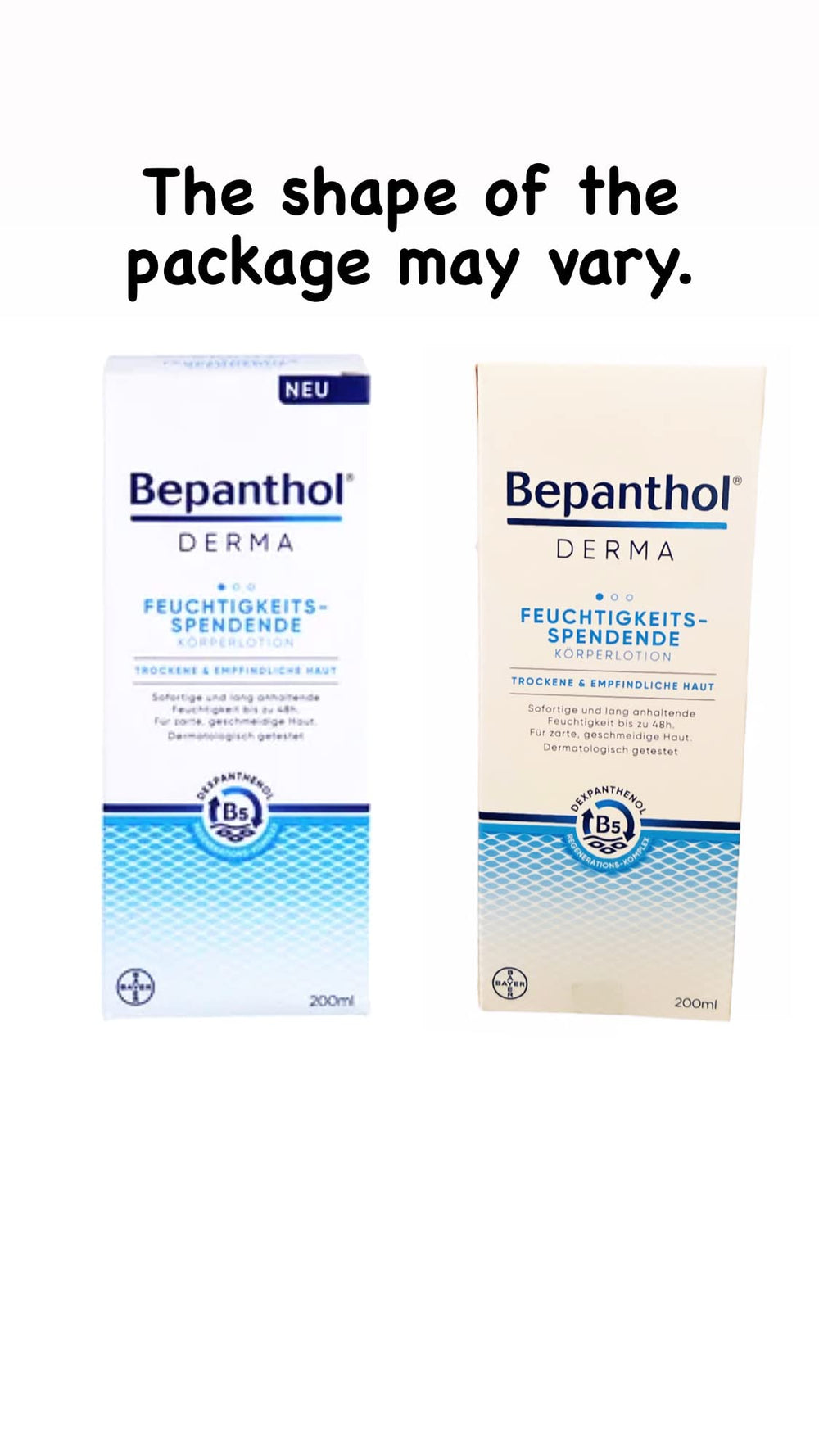 Bepanthol Derma Lotion, lipides naturels karité et argan pour nourrir en profondeur.