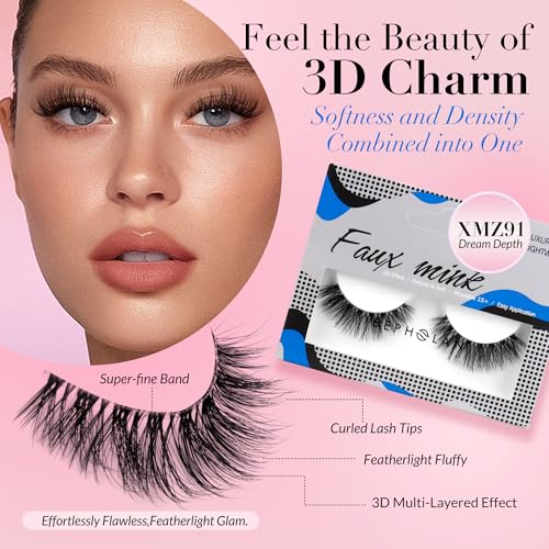 Bepholan cils ensemble 3-pack pour diverses occasions