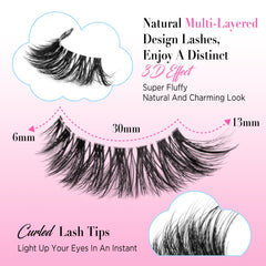 Bepholan cils filantes douces: volume léger pour un effet fins et aériens.