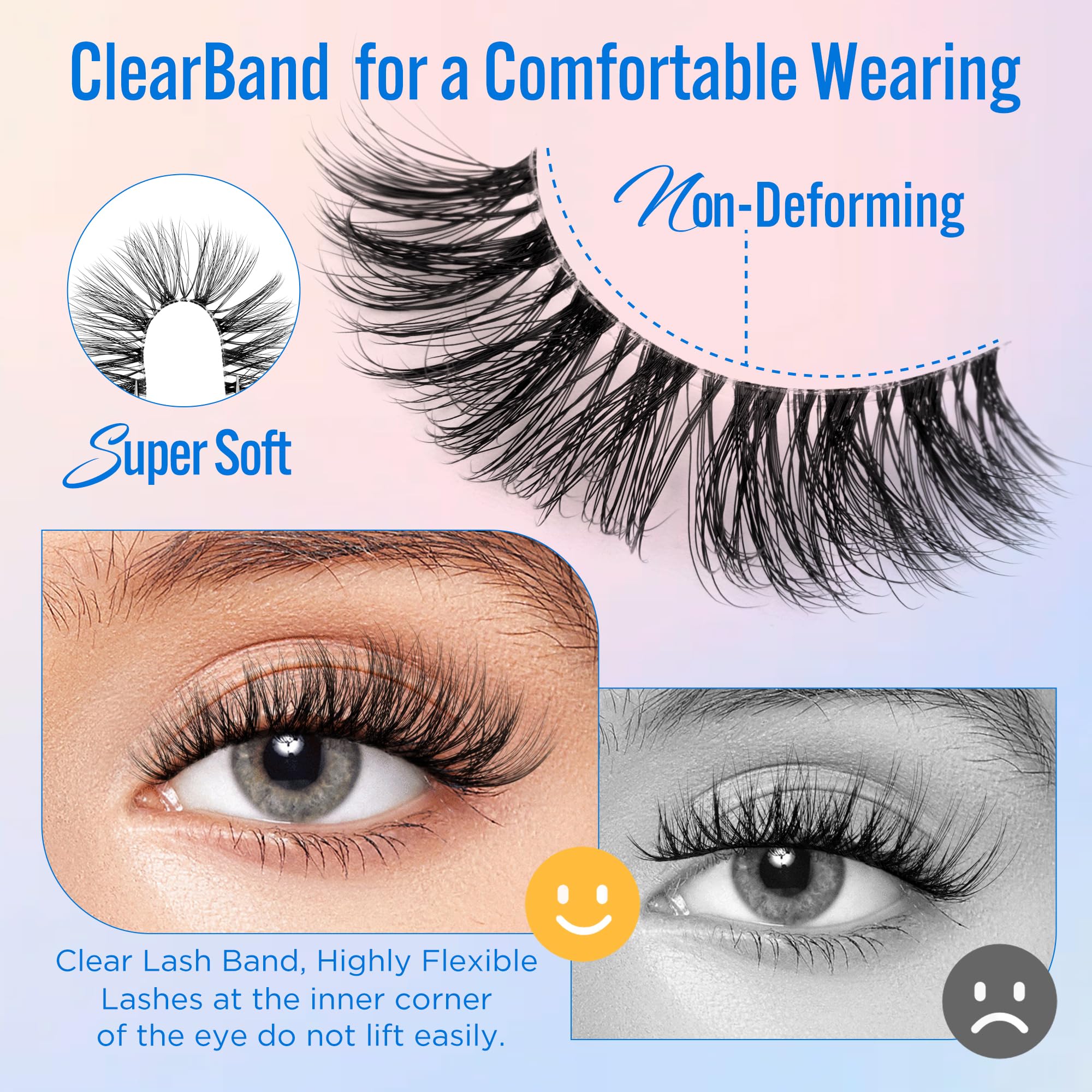 Bepholan cils look naturel et élégant
