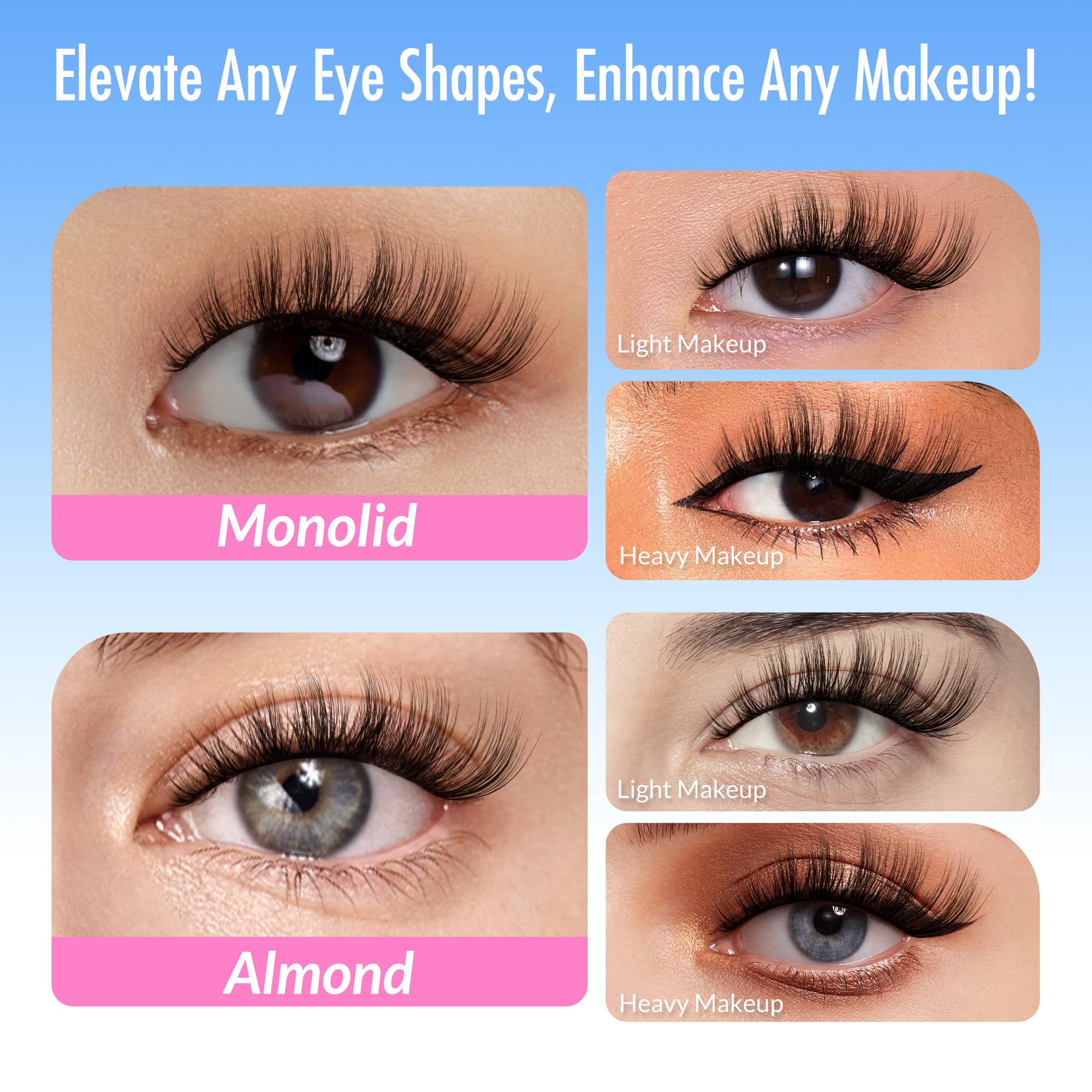Cils BEPHOLAN faux mink réutilisables jusqu'à 15 fois.