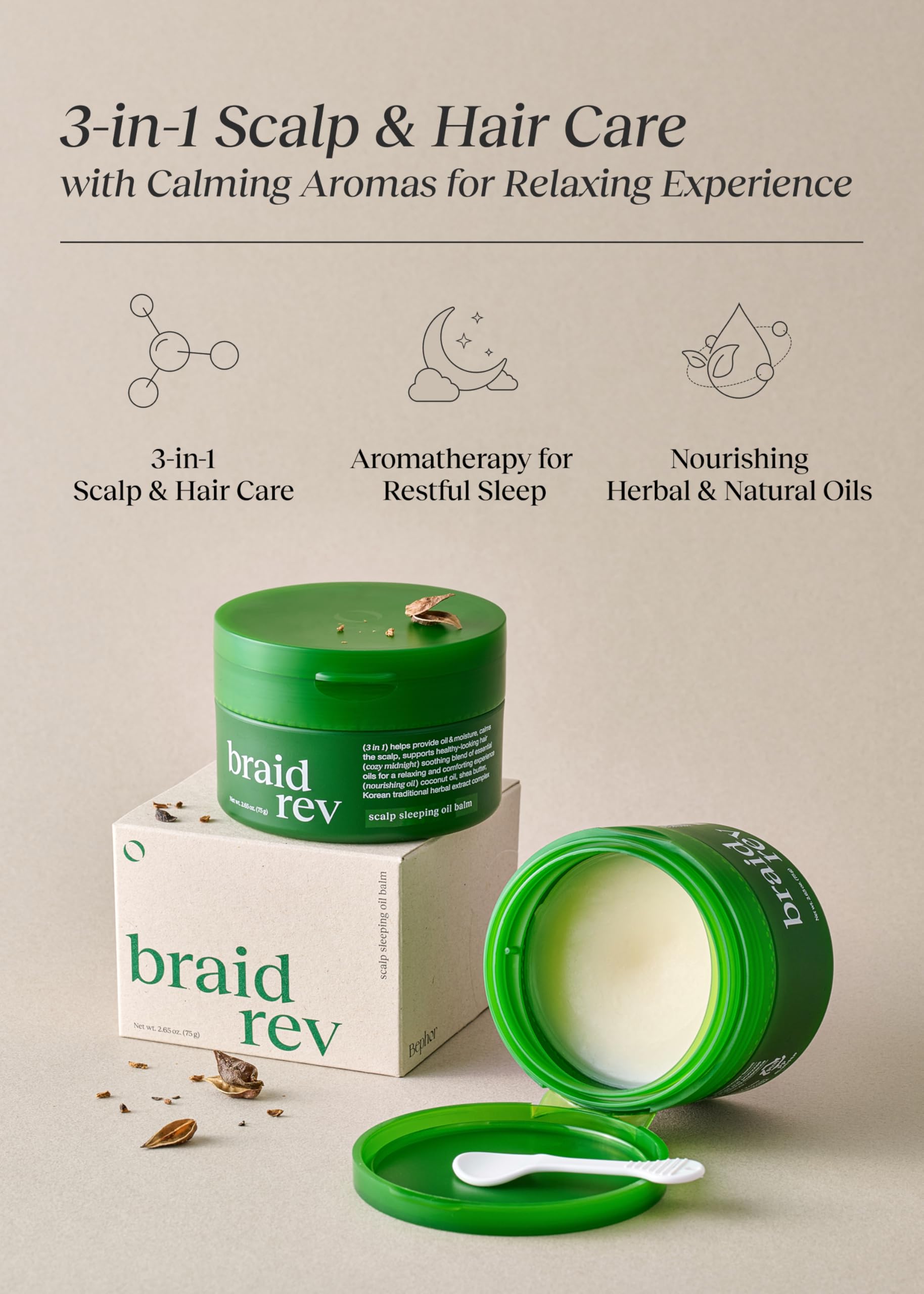 Bephor Braid Rev: spatule d’application facilitant la répartition