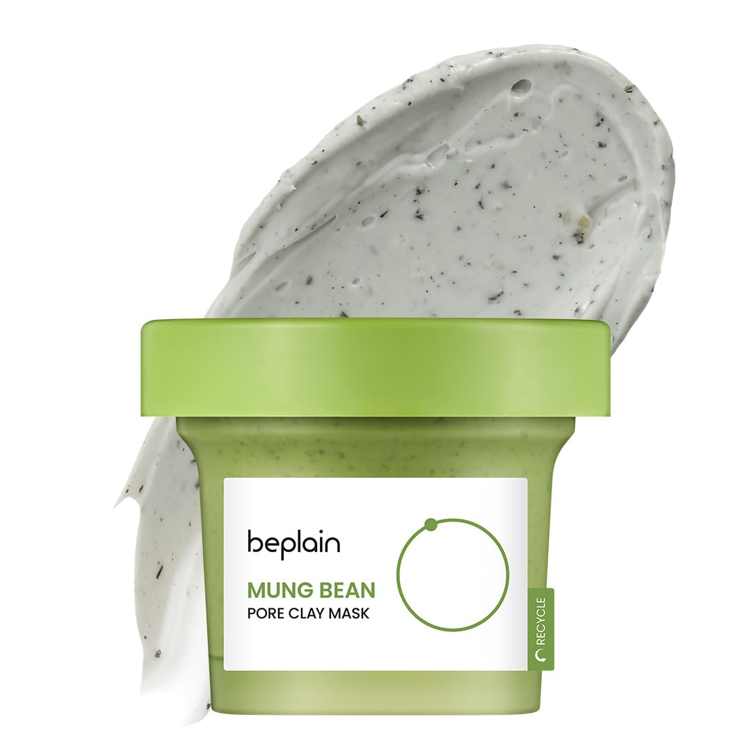 Beplain masque argile haricot-mungo — purifie les pores lors de l'application