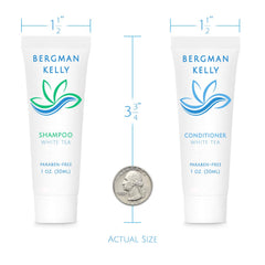 Flacons Après-shampoing Bergman Kelly 1oz, format voyage pour séjour.