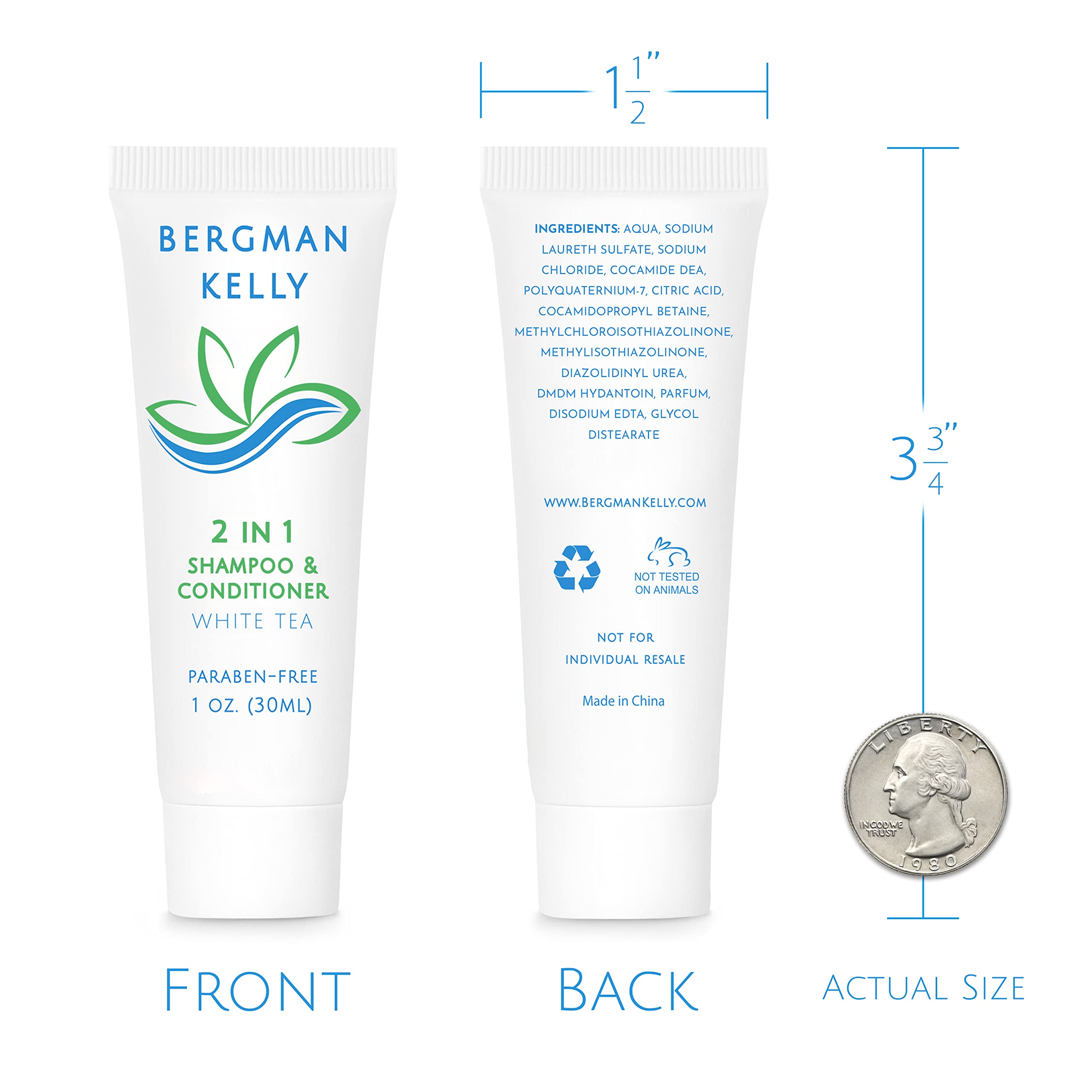 BERGMAN KELLY emballage hôtel sûr, sceau anti-fuite préservant l'hygiène.