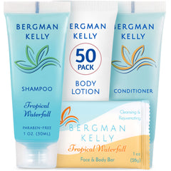 Savon en barre BERGMAN KELLY 1 oz, hygiène pratique pour les chambres d'hôtel.