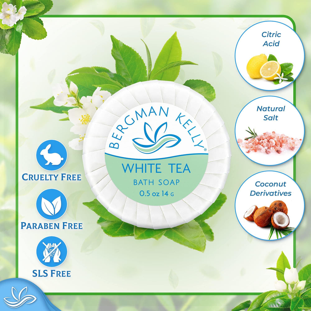 Savon Bergman Kelly hôtel emballé individuellement, hygiène assurée lors de séjours prolongés.