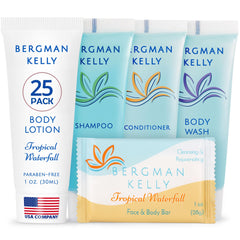 BERGMAN KELLY savon rectangle 1oz, pratique pour les chambres et hôtels.