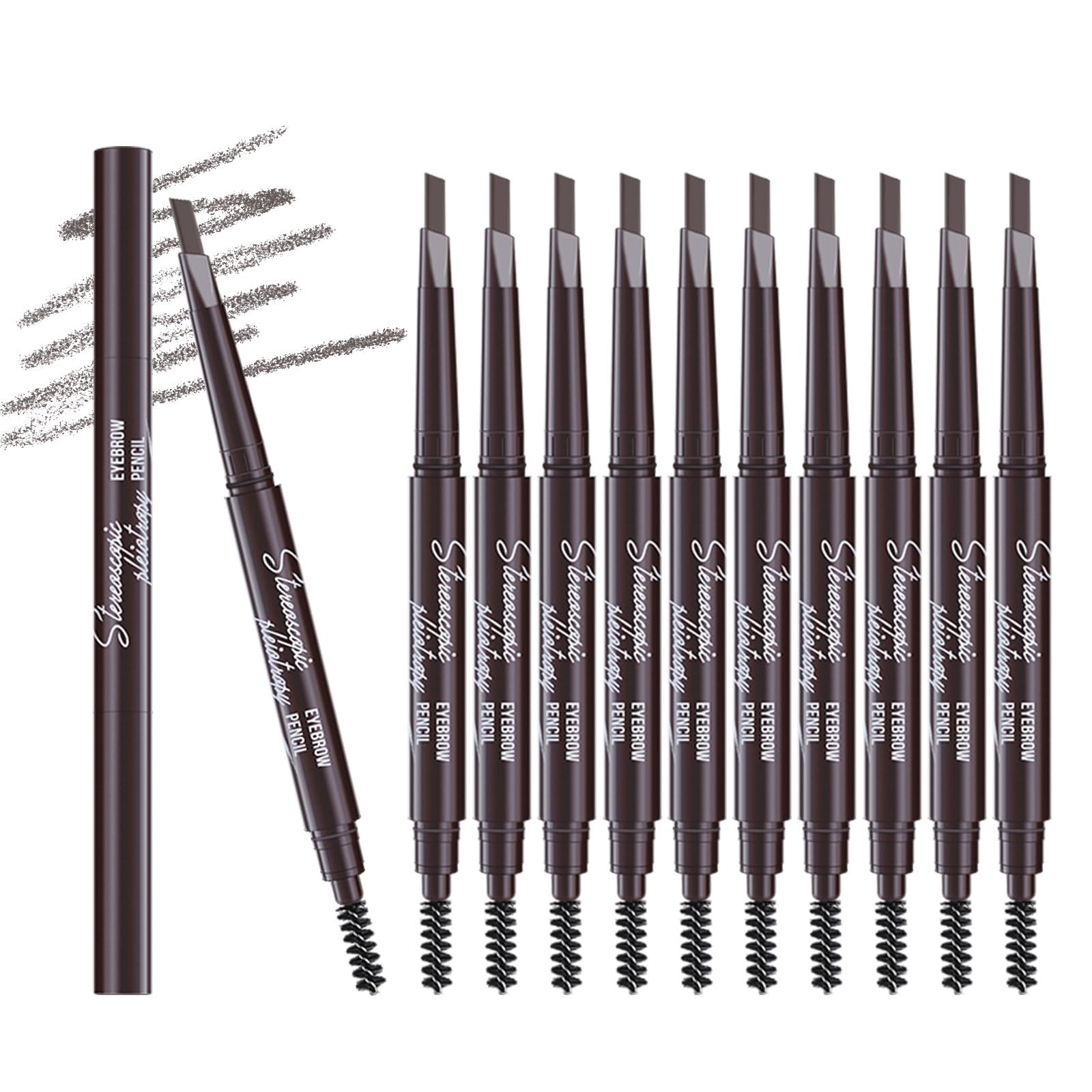 Berinist crayon sourcils 12 pièces brun moyen pour une définition naturelle