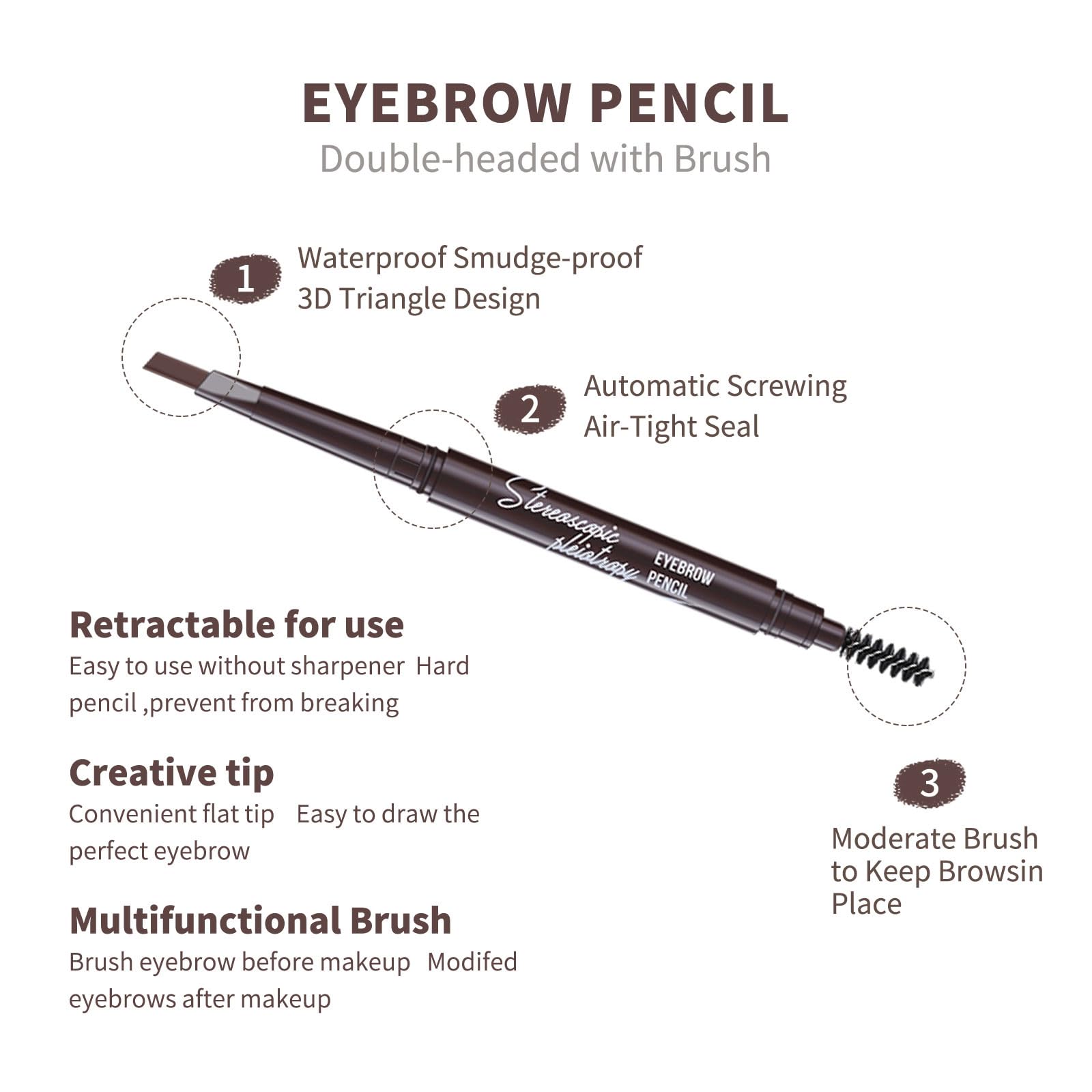 Berinist emballage du kit sourcils prêt à l'emploi