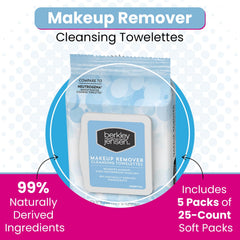 Lingettes démaquillantes Berkley Jensen pour les yeux: retirent le maquillage sans irritations